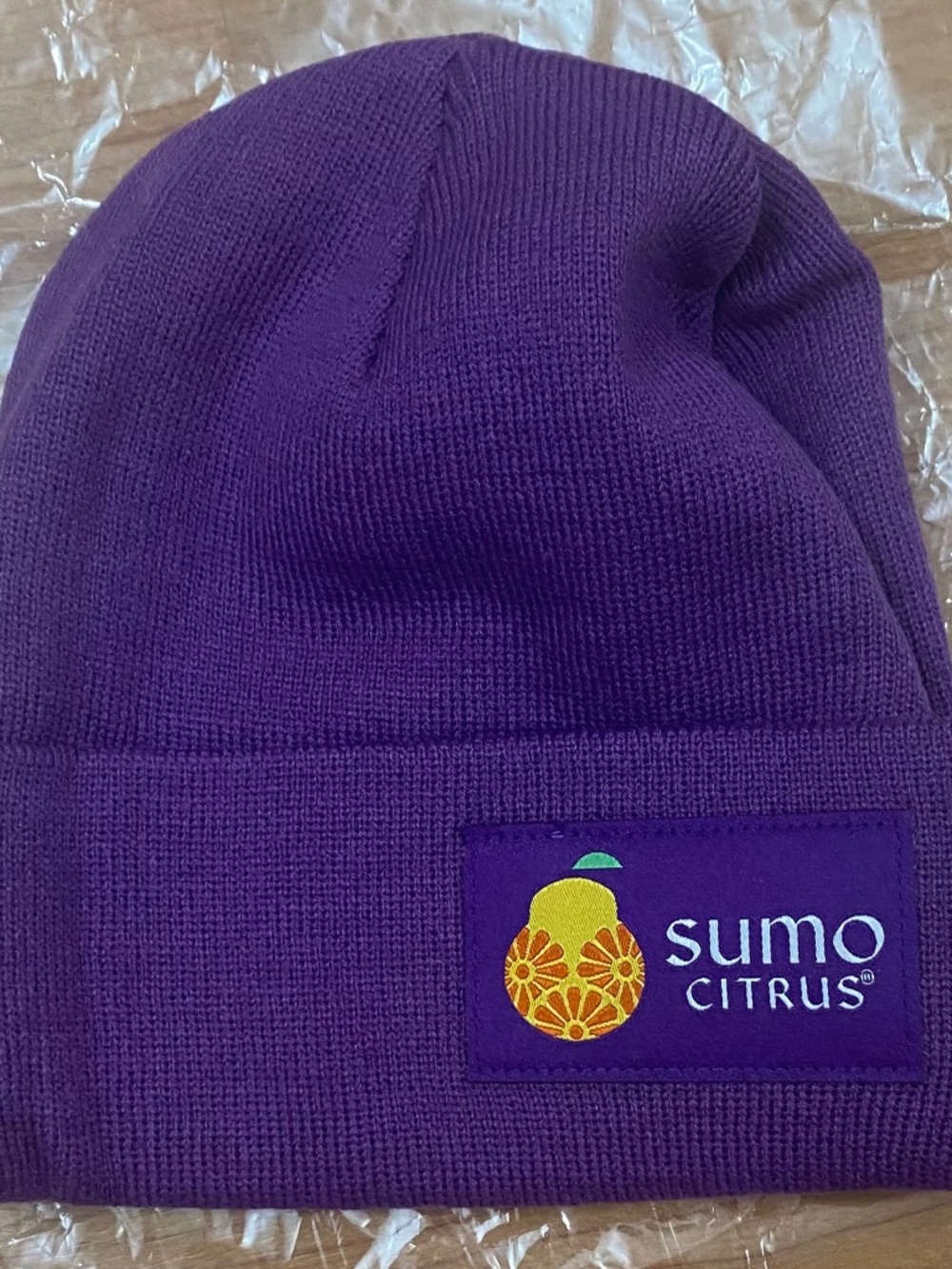 SUMO CITRUS BRAND EMBROIDERED KNIT CAP